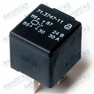 Реле стартера Газель, Соболь 4 контактное 12V 50А, арт. .71.3747.000-01